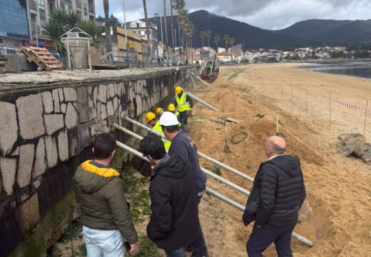 As obras no paseo dos Areos avanzan a bo ritmo e encaran a súa finalización antes de Semana Santa