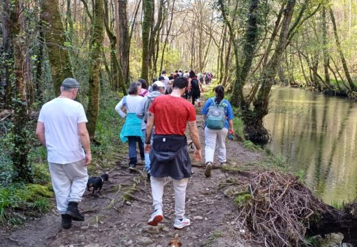 Neda acollía hoxe a andaina saudable “Avanzando en igualdade”