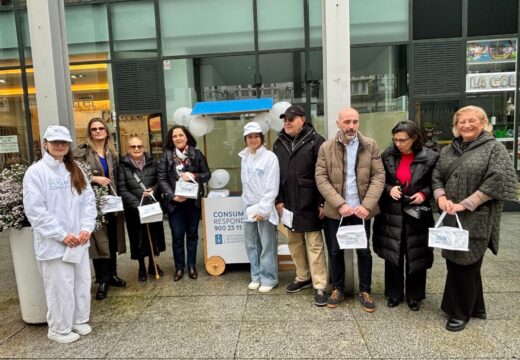 Belén do Campo participa no Día Mundial dos Dereitos das Persoas Consumidoras na Mesa Informativa na Praza de Lugo