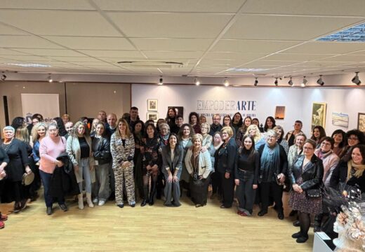 A alcaldesa e a concelleira de Igualdade participaron nos actos Deporte e arte centraron a axenda municipal de Ribeira ao abeiro da axenda do Día Internacional da Muller