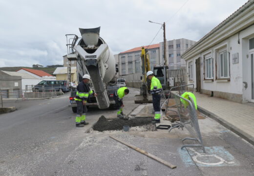 Conclúen as obras de renovación da rede de abastecemento da Avenida Méndez Núñez de Caión