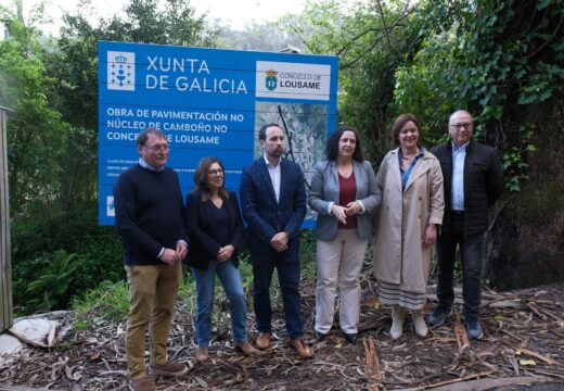 Belén do Campo supervisou a obra de mellora funcional do espazo público viario no núcleo de Camboño realizada ao abeiro do Plan Hurbe