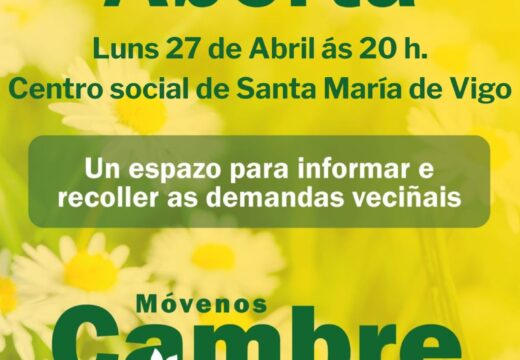 Alternativa realiza unha asemblea veciñal en Santa María de Vigo