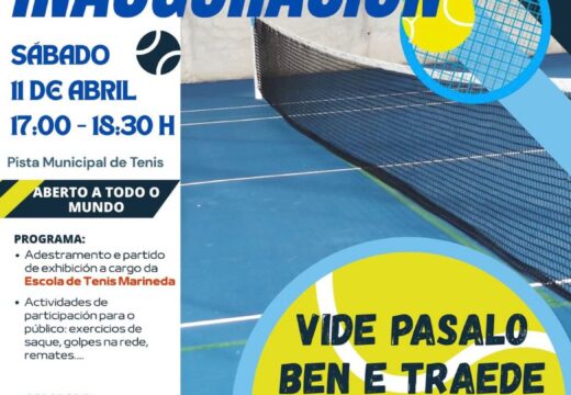 Carral inaugura este sábado a nova pista municipal de tenis cunha xornada aberta á cidadanía