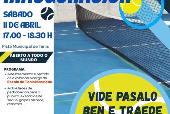 Carral inaugura este sábado a nova pista municipal de tenis cunha xornada aberta á cidadanía