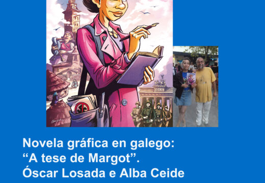 Óscar Losada e Alba Ceide presentan este xoves en Ribeira a novela gráfica A tese de Margot