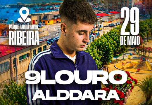 O Concello de Ribeira pechará o mes das Letras Galegas con varios concertos dirixidos á xuventude con 9Louro como cabeza de cartel