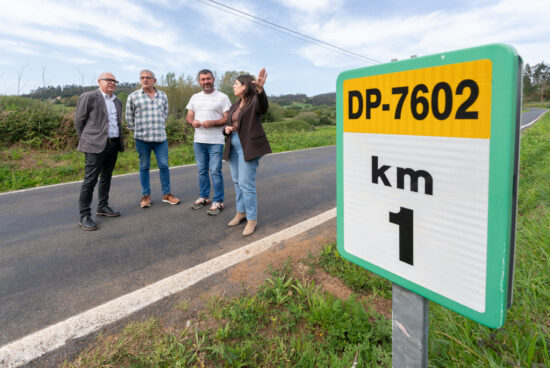 A Deputación reactiva a ampliación da estrada San Sadurniño-Riboira, que inclúe unha nova senda peonil