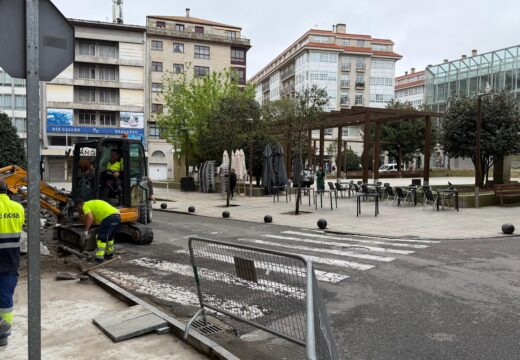 O Concello de Ribeira inicia as obras de mellora da accesibilidade na contorna da casa consistorial