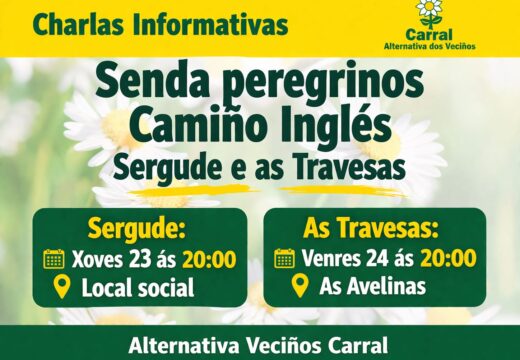 Charlas informativas sobre o novo trazado do Camiño Inglés