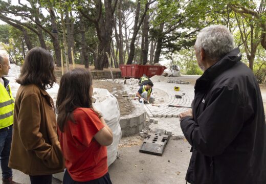 O Concello avanza nas obras do parque de Santa Margarida coa creación de novas sendas e espazos axardinados