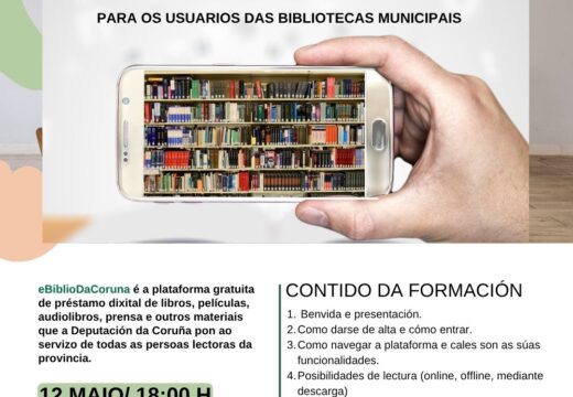 Neda abre inscricións para un taller gratuíto para ensinar a usar a plataforma dixital ebibliodacoruna