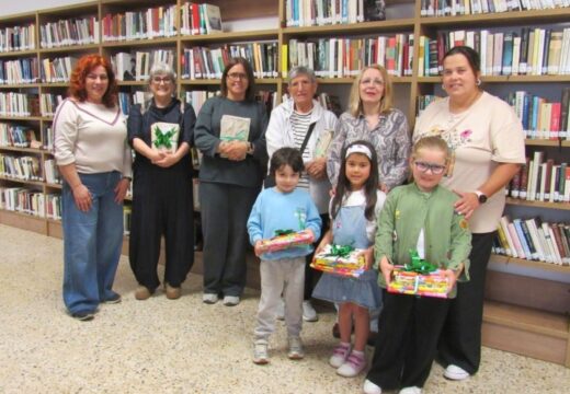 Neda celebra o Día do libro premiando aos lectores locais máis voraces da biblioteca municipal