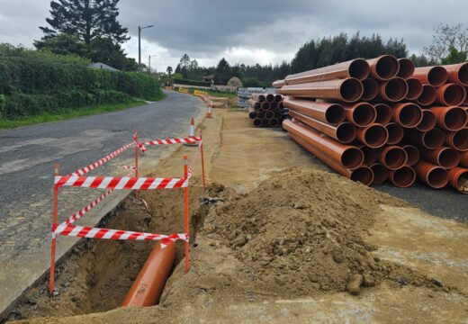 Bergondo inicia as obras de mellora da seguridade peonil e urbanización na travesía de Santo Cidre