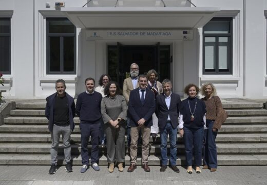 Román Rodríguez destaca a reforma do Instituto Salvador de Madariaga como un claro exemplo do compromiso da Xunta cos centros da Coruña
