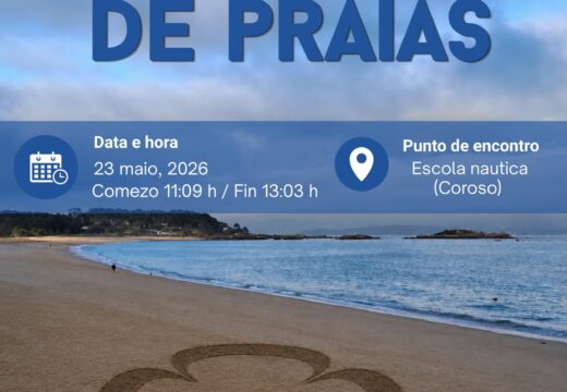 O Concello de Ribeira, a R. e I. Cofradía da Dorna e Amicos suman forzas cunha limpeza de praias focalizada en Coroso