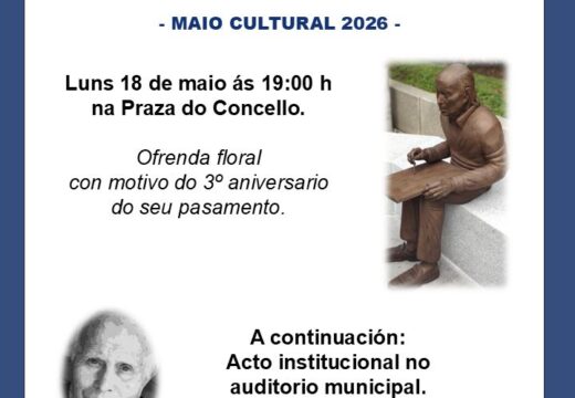 O Concello de Ribeira realizará un acto de lembranza a Manuel Ayaso no 18 de maio