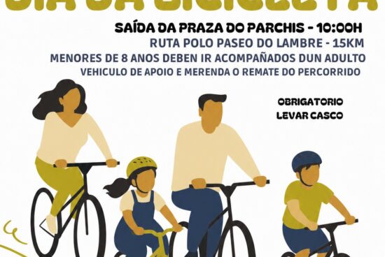 Miño celebrará este domingo o Día da Bicicleta cun roteiro polo paseo do Lambre
