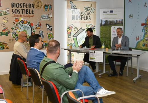 Unha xornada analiza na Reserva de Biosfera os avances do proxecto ECOSPHEREWINES para recuperar e mellorar zonas de viñedo