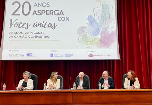 A Xunta destaca a traxectoria de Asperga, que suma dúas décadas de atención en Galicia ás persoas con TEA e de apoio ás súas familias
