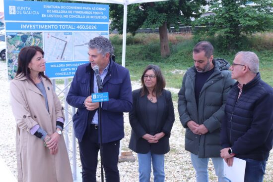 A conselleira de Vivenda e Planificación de Infraestruturas agarda rematar a humanización da entrada de Lestedo a principios de 2027