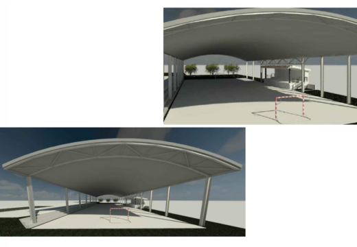 O Concello aproba o proxecto para cubrir a pista polideportiva de Vilanova-Perbes