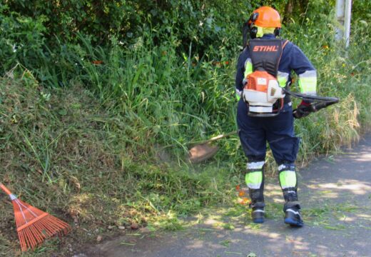 Neda incorporará a tres peóns para realizar traballos de roza no marco do programa Rural Activo