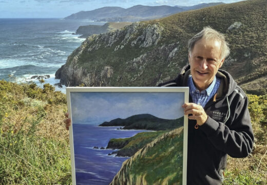 Crisanto Poveda Gallego enche a Galería do Concello coa súa mirada sobre a paisaxe da comarca
