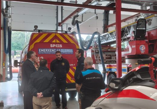 O Concello amosa a súa capacidade operativa en emerxencias aos responsables do 112 e a Xunta