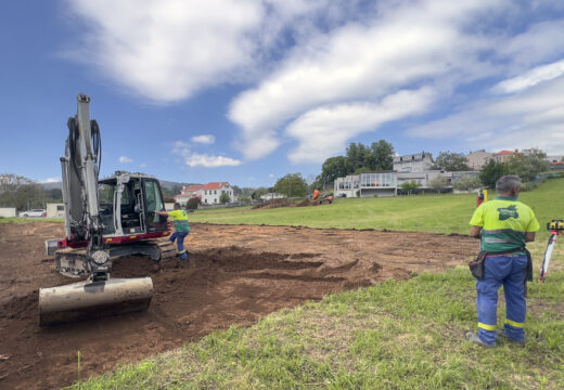 Arrancan en San Sadurniño as obras de mellora paisaxística da zona da Cortiña e do contorno do Pazo da Marquesa