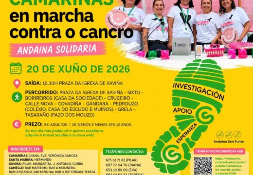 O Concello e a Xunta Local da Asociación Contra o Cancro organizan a andaina solidaria ‘Camariñas en marcha contra o cancro’
