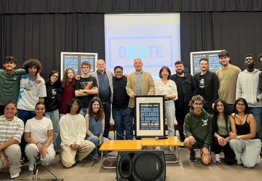 Valentín García felicita o alumnado do Instituto Rafael Dieste “por continuar impulsando a lingua”