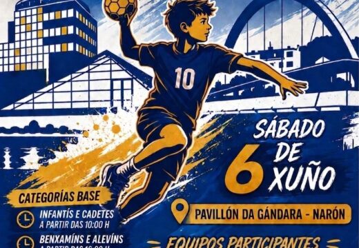 Catro clubs compiten este sábado na Gándara na XXXII edición do Torneo de Balonmán Cidade de Narón