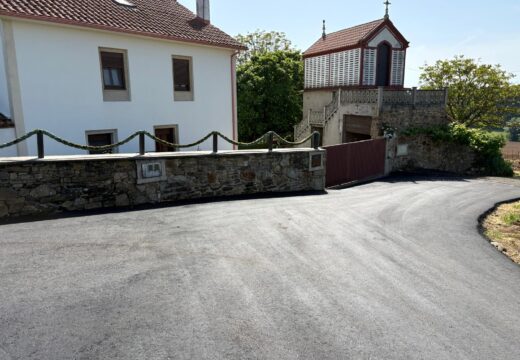 O Concello de Ponteceso remata a renovación da pista que une A Bugalleira e O Rieiro, na parroquia de Tallo