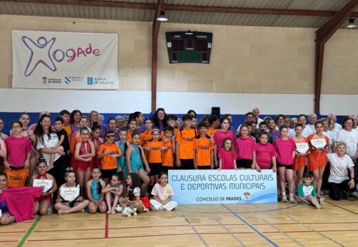 Duascentas persoas participaron nas Escolas Deportivas Municipais de Frades