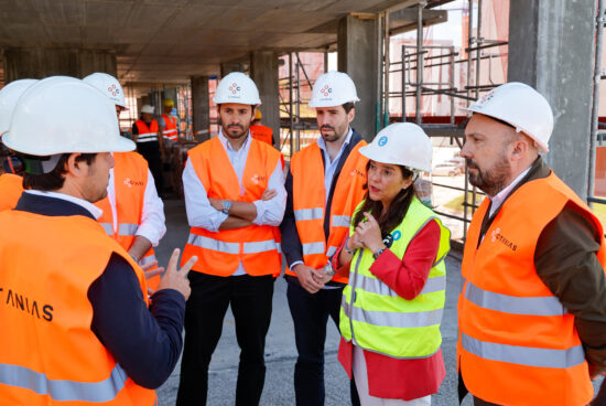 O Concello avanza coa execución da estrutura do edificio de 50 novas vivendas de alugueiro social no barrio de Xuxán