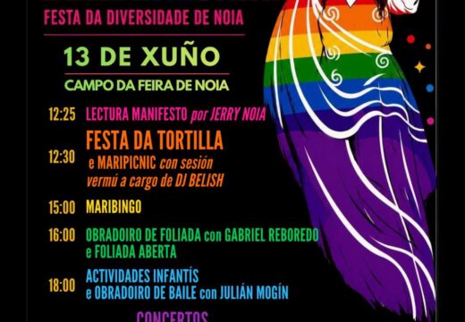 Noia celebra a diversidade coa festa “A Berberechiña” o vindeiro 13 de xuño