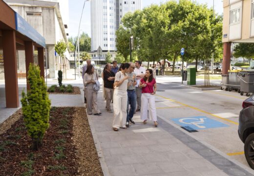 O Concello completa a reurbanización das rúas Rafael Alberti e Antón Vilar Ponte, que reforzan as accións do Plan de barrios en Elviña e na Falperra