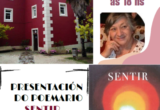 Presentación do poemario “Sentir” de Julia López Ameijeiras o xoves 4 nas Torres de Santa Cruz