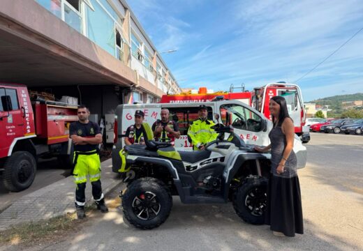 O GAEM de Ribeira incorpora un quad para o desenvolvemento das súas tarefas