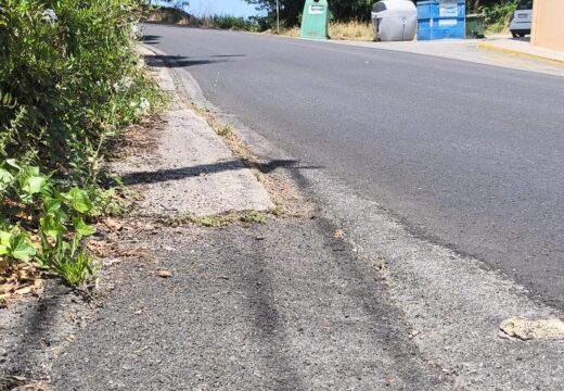 As obras na estrada da Estación deixa novos problemas de seguridade