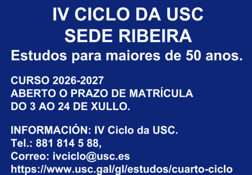 Ribeira prepárase para unha nova edición do IV Ciclo da USC