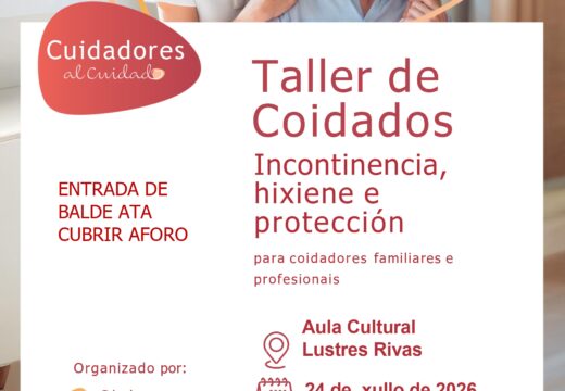 O Concello de Ribeira organiza un taller para coidadores familiares e profesionais do ámbito sanitario