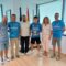 A alcaldesa recibiu no Concello ao atleta Pablo Vázquez, campión de Europa sub-18 da modalidade 2000m obstáculos.