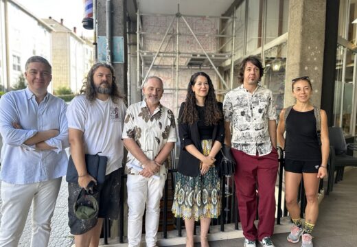 A concellaría de Xuventude transforma as galerías entre Rosalía de Castro e a Rúa Nova de Abaixo nun “museo da arte urbana”