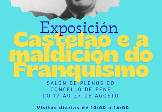 Fene conmemorará o Día da Galiza Mártir cunha homenaxe a Ramón Souto e a inauguración da exposición “Castelao e a maldición do franquismo”