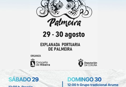 Palmeira degustará unha tonelada de polbo na duodécima edición da festa gastronómica dedicada ao cefalópodo