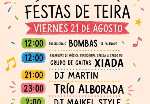 O lugar de Teira mergúllase no ambiente festivo no 21 de agosto