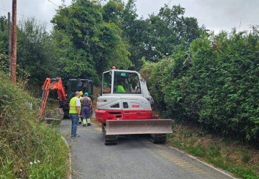 Bergondo inicia as obras da nova rede de saneamento en Covas por 128.000 euros