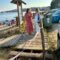 O BNG solicita a reparación da pasarela da praia da Corna tras un accidente provocado polo seu deterioro
